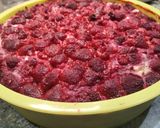Gyümölcsös - túrós sütemény (szénhidrátcsökkentett) recept fázis 8 fotója