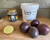 A picture of step 2 of Pornstar Pops and Passion Fruit Lollies.