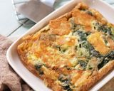 Foto langkah ke 8 dari resep Spinach Rice Omelette.