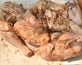 Hình bước làm 2 của món Gà đất rô ti chấm bánh mì hoặc ăn với cơm là hết ý