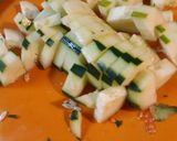 A picture of step 1 of Bok Choy Salad.