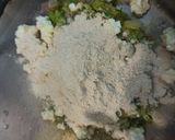 A picture of step 4 of Rajgira cucumber Patty.