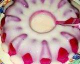 Foto langkah ke 6 dari resep Puding Buah Naga with Fla.