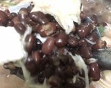 รูปขั้นตอนการทำที่ 6 ของ ขนมบวดถั่วแดงมะพร้าวอ่อน