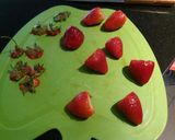 Foto del paso 1 de la receta: Coco-frutillas