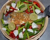 Une image de l'étape 4 de Dorade royale aux saveurs asiatiques Cuisson vapeur Inspiration chinoise.