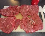 A picture of step 1 of Juicy Eye Fillet Steak.