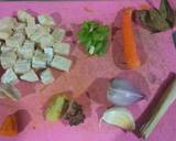 Sayur kuning wortel, tempe, buncis (mpasi 1 tahun +) langkah memasak 1 foto