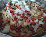 Foto del paso 4 de la receta: Espaguetis de calabacín con pesto y chorizo