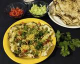 Khichiya papad (rice papad) chat recipe step 4 photo