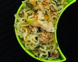 عکس مرحله 1 از دستور سالاد مرغ و نودل🐔🍲