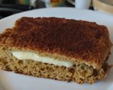 Foto del paso 2 de la receta: Sándwich🧀de queso🥯en pan de plátano casero🍞🍌🥯
