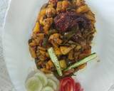 Acharya potato capsicum recipe step 2 photo