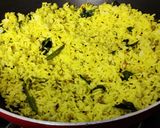 A picture of step 4 of Lemon rice from leftover rice.