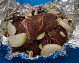 A picture of step 3 of Barbacoa (Slow-cooked ox cheeks).