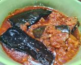 A picture of step 4 of Egg plant curry.
