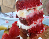 Foto del paso 1 de la receta: Red Velvet Naked cake de coco