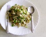 A picture of step 7 of Egg fried rice.