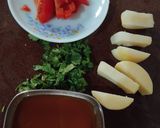 A picture of step 2 of Pabda Fish curry.