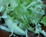A picture of step 2 of Cabbage and Tomato Soup 😄.