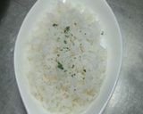 A picture of step 1 of Chinese egg fried rice.