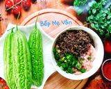 Hình bước làm 1 của món Canh khổ qua dồn thịt