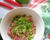 Hình bước làm 2 của món Bò cuốn lá lốt