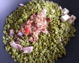 Foto langkah ke 3 dari resep 86.Oblok-Oblok Lamtoro,tempe & rempela dg kelapa kering instant.