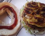 Foto del paso 16 de la receta: Hambuguesas🍔 de arvejas con tajadas de plátano🍌 maduro