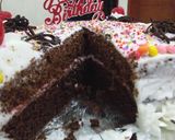 Foto langkah ke 6 dari resep Kue Ulang Tahun Sederhana (Cake Birthday).