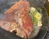 A picture of step 4 of Garlic and thyme T-bone steak #CookEveryPart.