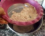 A picture of step 1 of Eggless Chocolate date and walnut cake.