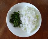 Hình bước làm 1 của món Hambagu - Thịt băm viên kiểu Nhật