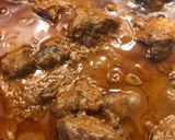 A picture of step 5 of Bhuna gosht /Bhuna mutton.