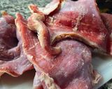 A picture of step 1 of Matambre Cooked in Milk (No Oven Needed).