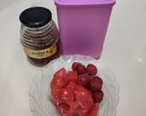 Foto langkah ke 2 dari resep Sherbet Stroberi & Semangka.