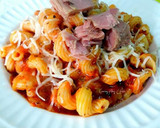 Foto del paso 24 de la receta: Amorelli en salsa de tomates, doble de queso con troncos de atún
