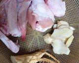 Hình bước làm 1 của món Cánh gà hầm sâm