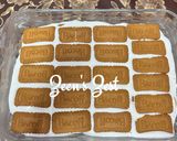 A picture of step 2 of Eid 2026 Special Lotus Biscoff Cake.