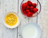 Hình bước làm 1 của món Panna cotta
