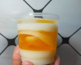Foto langkah ke 3 dari resep Puding Lapis Lychee Jeruk.