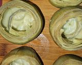 Foto del paso 3 de la receta: Alcachofas rellenas de gambas rojas