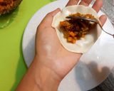 A picture of step 7 of DEVIL MOMOS | SPICY VEGETABLE MOMO IN Chilli GARLIC SAUCE.