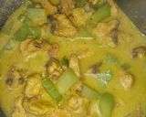 Foto langkah ke 3 dari resep Santan ayam dan labu siam.