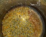 A picture of step 4 of Passion topping trifle # Christmas baking#.