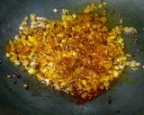 A picture of step 8 of Soyabean Masala Chunks.