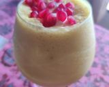 A picture of step 6 of Mango milkshake with vanilla ice cream.
