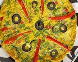 A picture of step 5 of Healthy Breakfast (Pizza omelette).