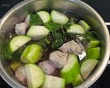 Hình bước làm 2 của món Canh Rau Dền, Mướp nấu Cá Thác Lác