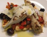 Une image de l'étape 4 de Salade tiède au Halloumi grillé.